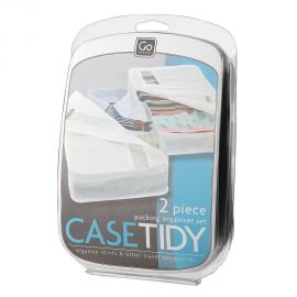 2 Piece packing organiser set In Black Design Go